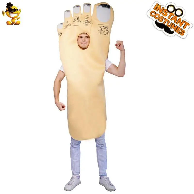 

Парный костюм на Хэллоуин с большой ногой, реквизит для выступлений, костюм для танцев, костюм для косплея, цельный костюм, одежда для пар