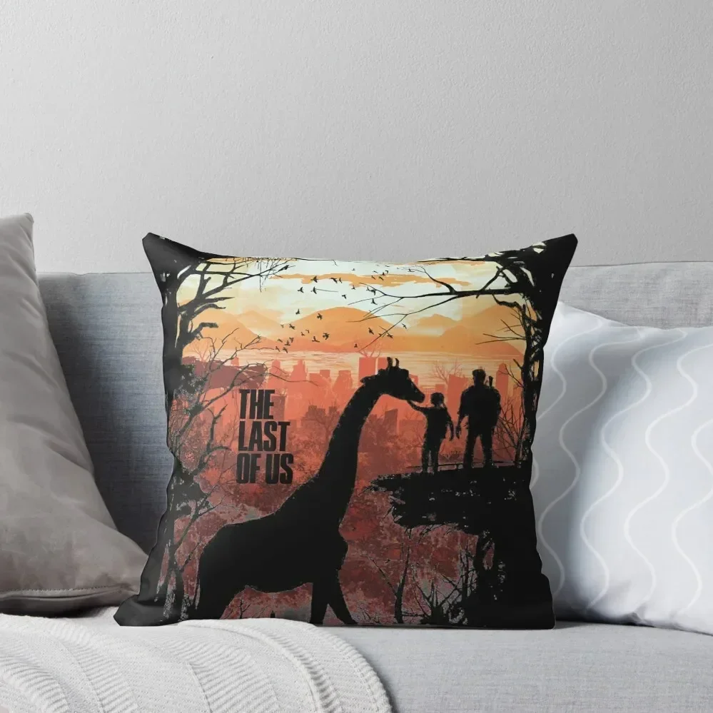 Last of Us Joel and Ellie Family Classic Throw Pillow Pillow Cases Decorative Anime ornamental pillows for living room pillow