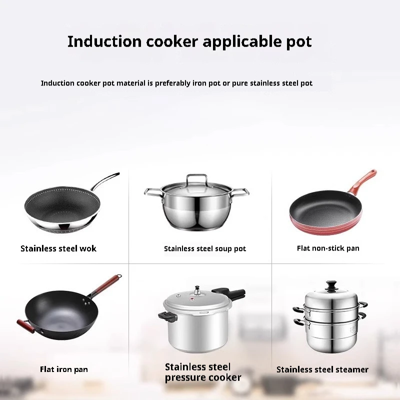 110V 220V Intelligent Induction Cooker Home Appliances European Standard American Standard British Cooker Stir-fry Hotpot