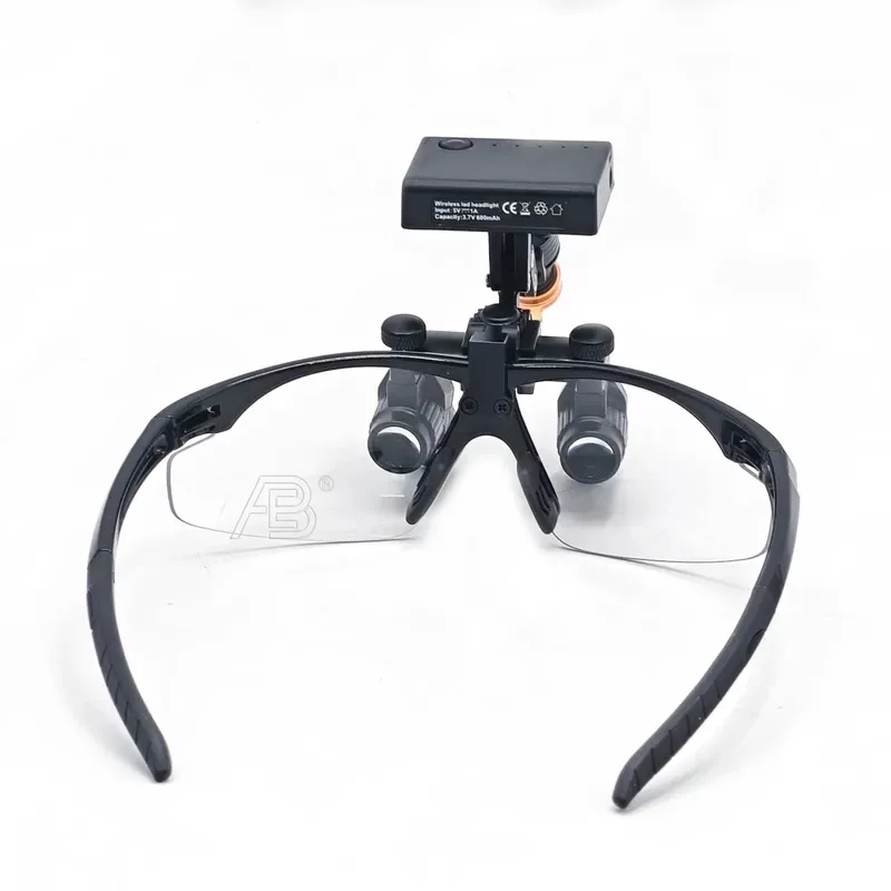 Hot Sale Electric Loupes 3x-6x Magnification 450mm Working Distance Portable Ergonomic for Dentists