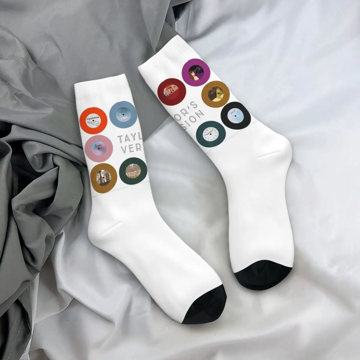 Taylors versión Eras Tour álbumes calcetines Harajuku medias súper suaves calcetines largos accesorios para regalos de Navidad para hombre y mujer