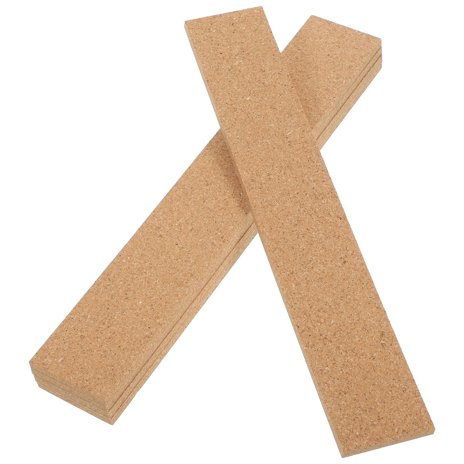 

5 Pcs Cork Bulletin Board Strips for Walls Corkboard Natural Small Frameless Office