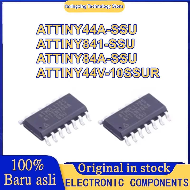 

ATTINY44A-SSU ATTINY44V-10SSUR ATTINY84A-SSU ATTINY841-SSU MCU Chip SOP14 Integrated Circuit 100% Brand New Original in stock
