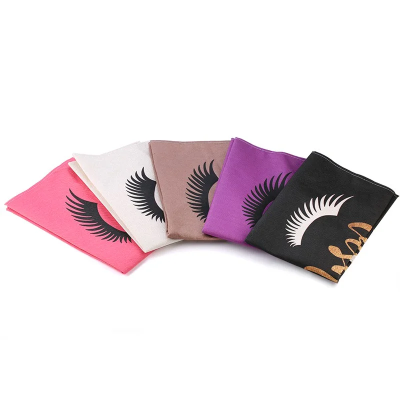 Delantales de limpieza para extensión de pestañas, delantal profesional con patrón de pestañas bronceadas, injerto de pestañas postizas para herramientas de maquillaje para adultos