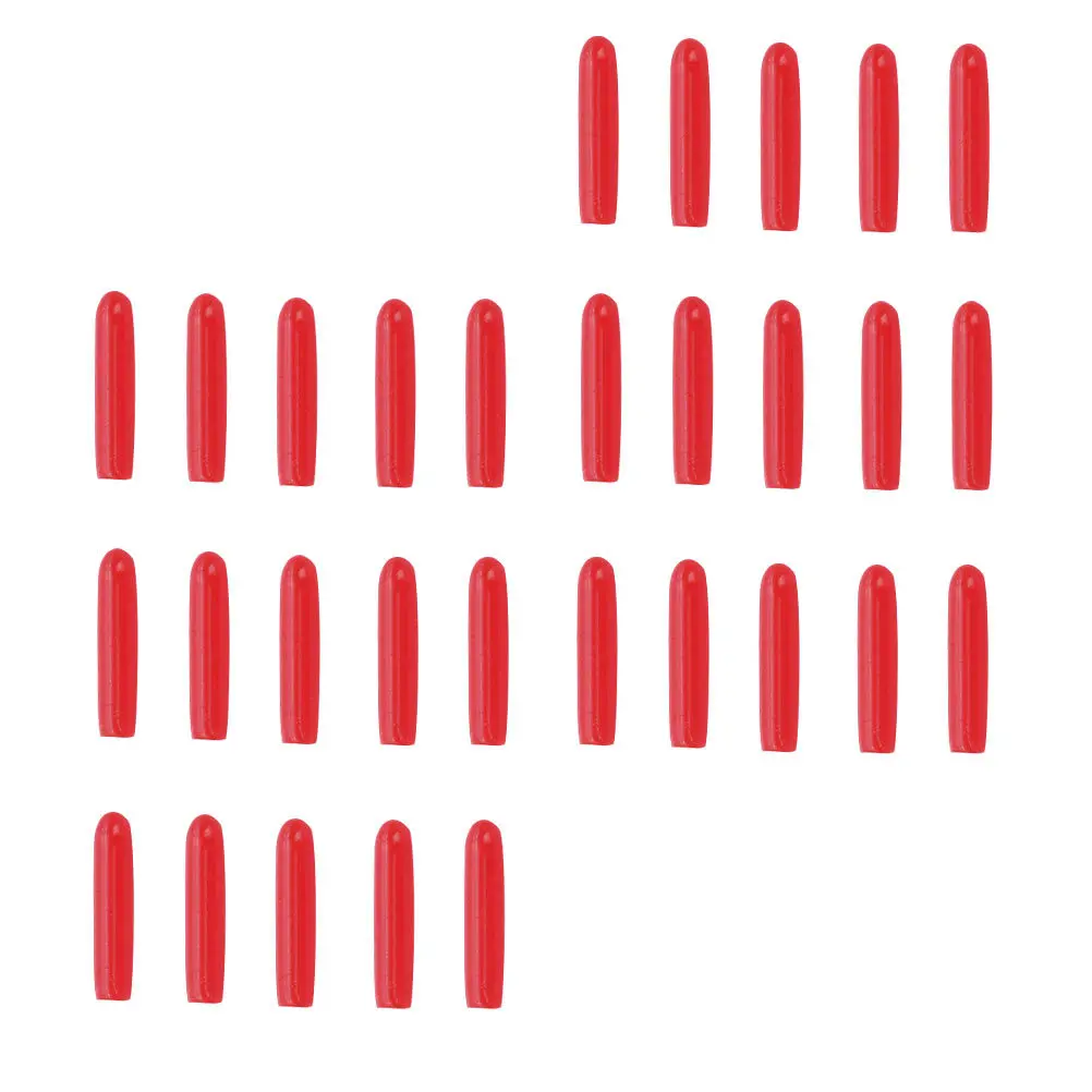 

100Pcs Silicone Tweezers Covers Red Eyelashes Grafting Tweezers Protective Sleeve Non-Slip Small Storage Case Non-