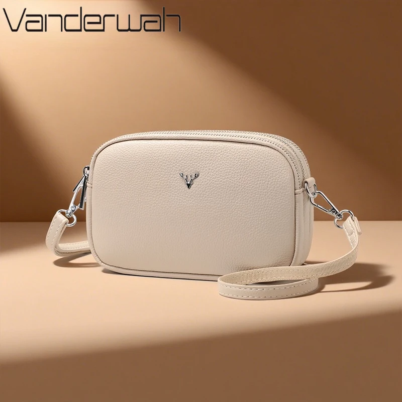 

Top Quality Luxury 3 Layer Pockets Purse Women Shoulder Bags Designer Casual Pu Leather Shoulder Phone Bag Purses Sac A Main