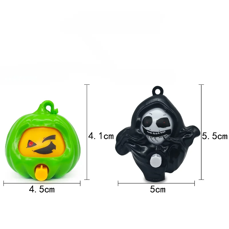 Face Changing Doll Keychain Creative Cartoon Pumpkin and Ghost Stress Relieving Toys Halloween Gift for kids 1pcs