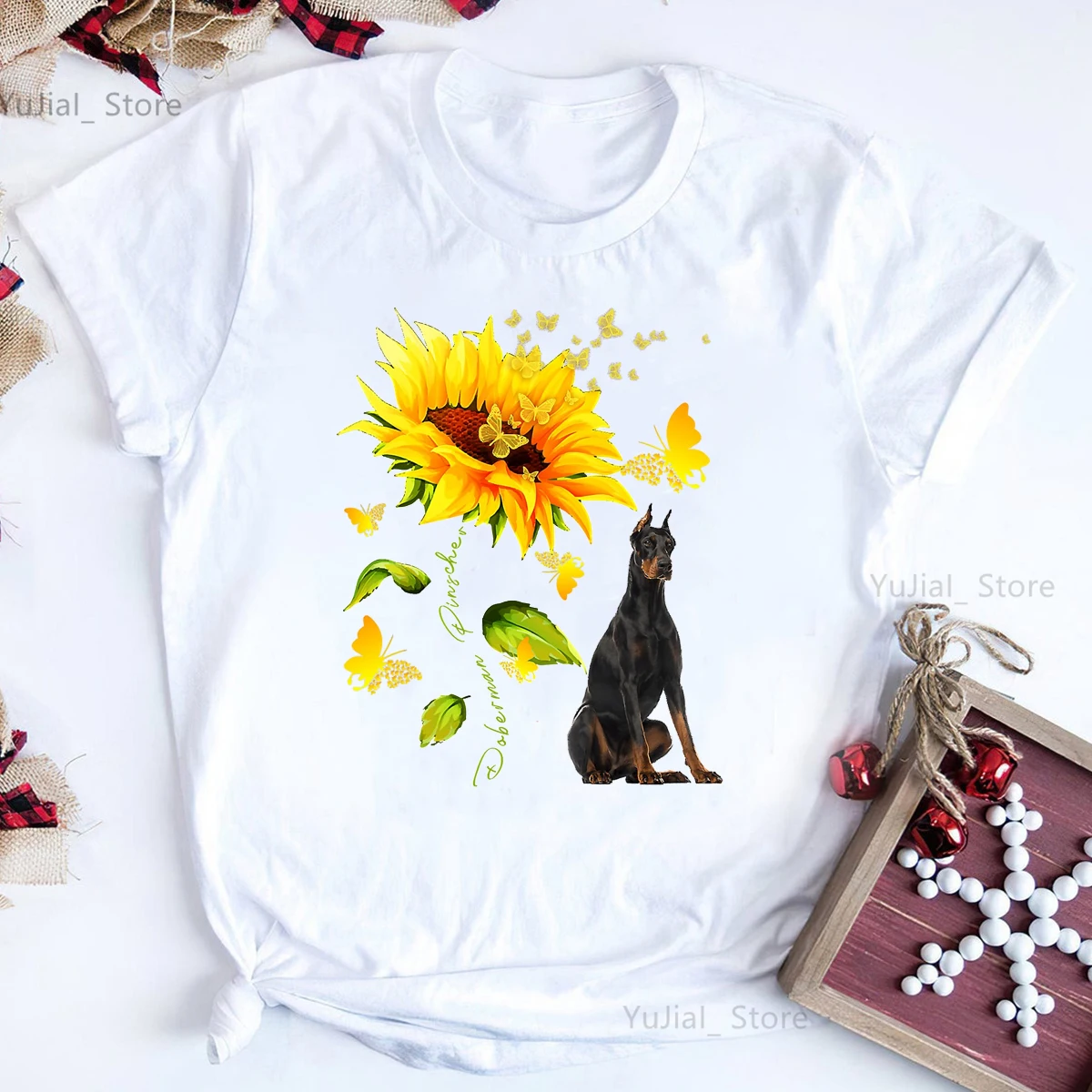 ヒッピーの動物の絵が描かれたTシャツ,女性のためのかわいい夏のTシャツ,夏のファッション