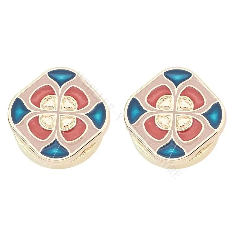 R7UF Decorative Clothing Button Covers for Polished No Sew Outfit Styling