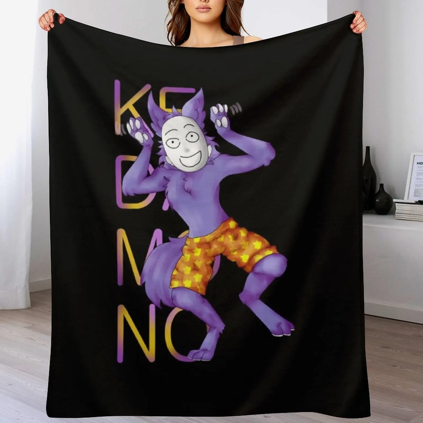 Kedamono Popee The Performer Throw Blanket Luxury Designer Moving Soft Big Blankets