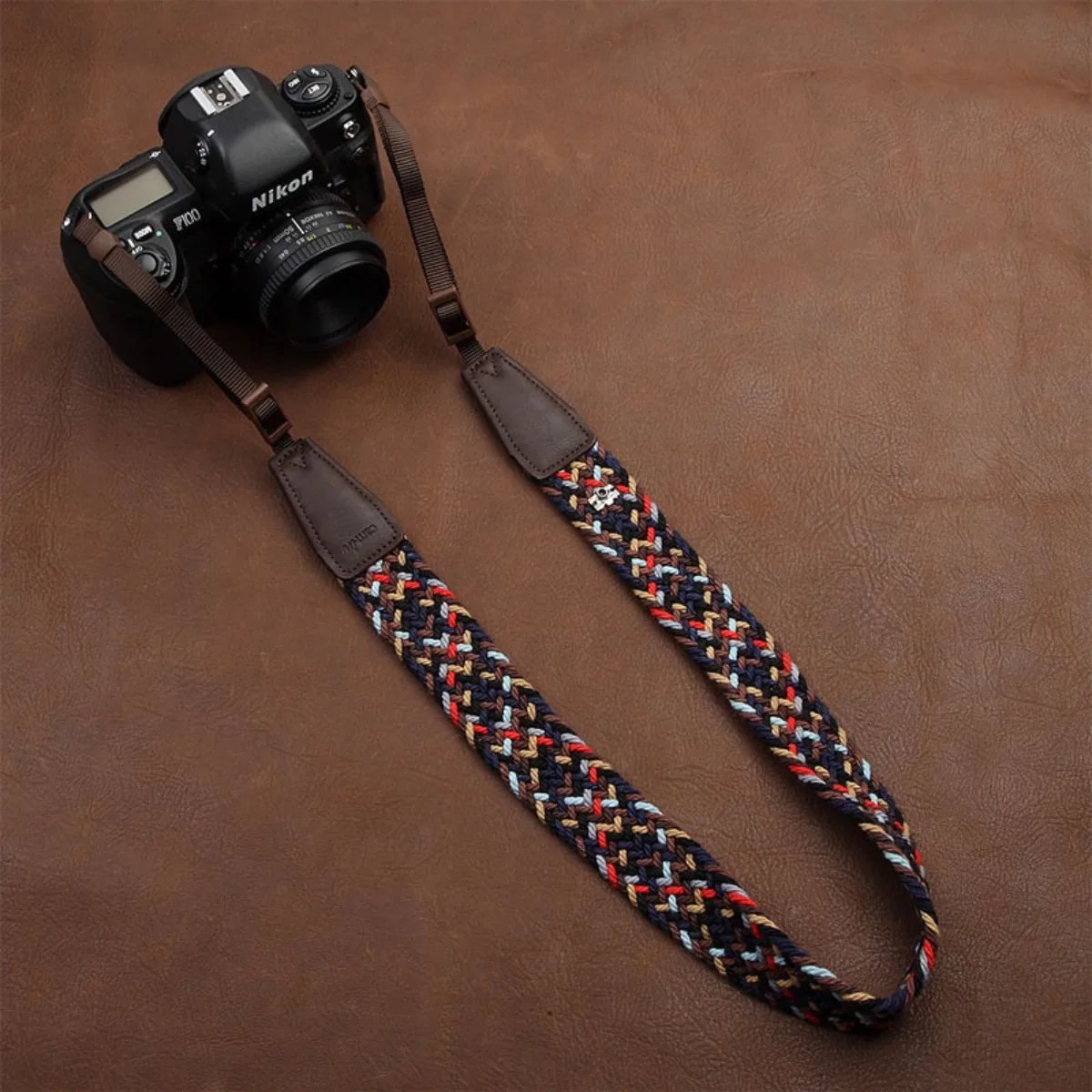 Camera Straps Knitted Weave Retro Literary Lanyard Neck Belts for Micro Single Canon SLR Nikon Fuji Camera Shoulder Straps