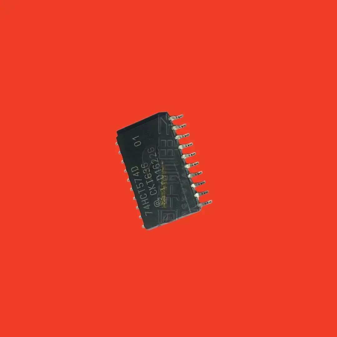 10 pcs/ new original authentic 74HCT574D SOP-20 surface-mount 7.2mm logic positive-edge-triggered flip-flop chip