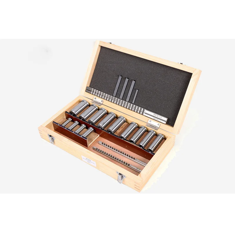 22pcs hss Groove keyway broach broaches set key tool Bushing Shim Set Metric System 12-30 HSS Keyway Tool knife for CNC Machine