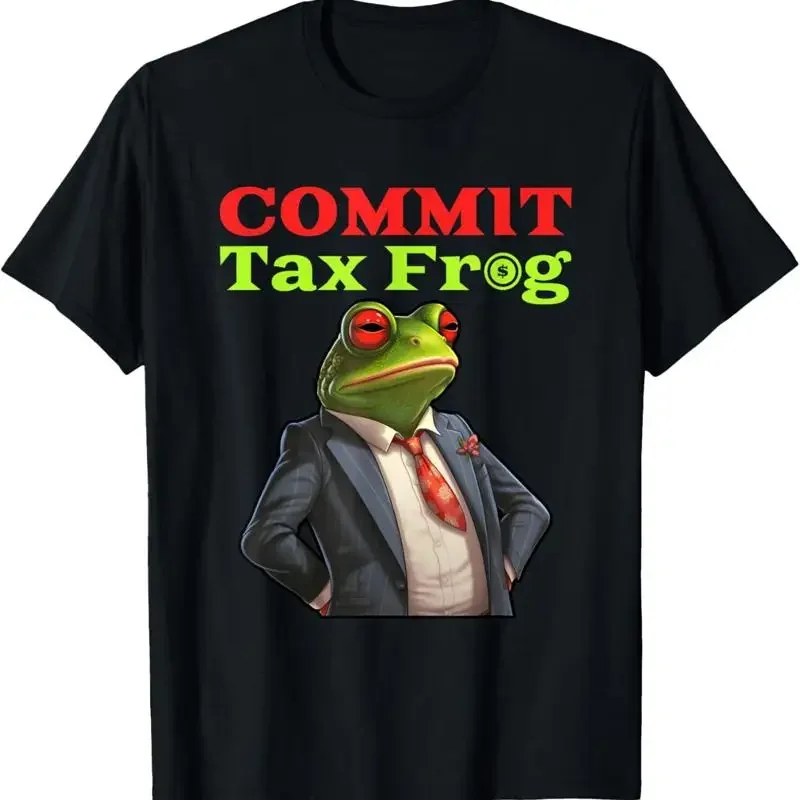 Commit Tax Frog Funny Fraud Meme T Shirt