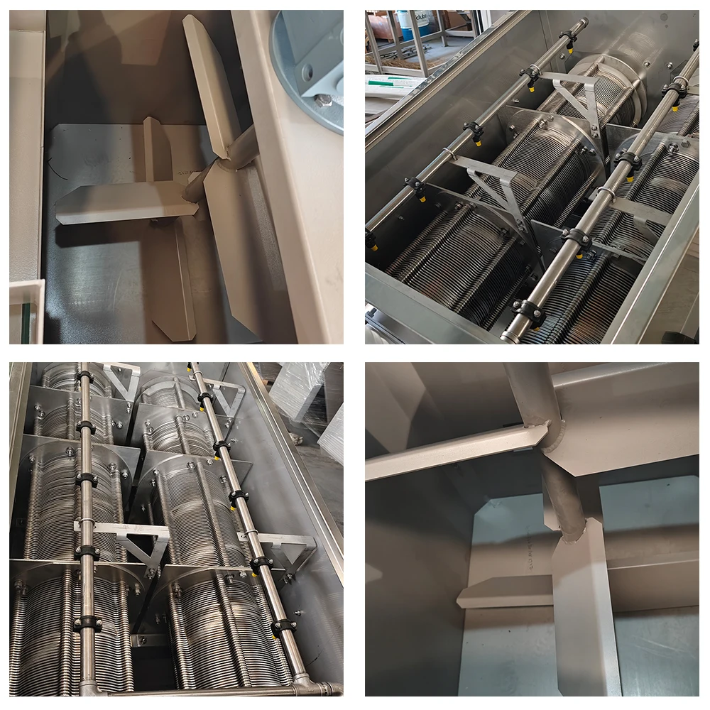 Multi Disc Screw Press Sludge Dewatering Equipment for Municipal Sewage Treatment Water Treatment Machinery PLC Auto Cleaning