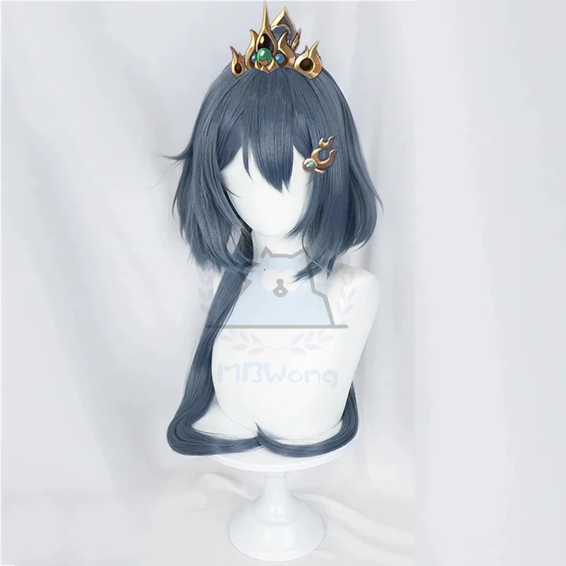 Gioco Honkai Star Rail ultima parrucca Cosplay Yunli 75cm tono speciale nero ciano adulto uomo donna festa di Halloween carnivavl Party Prop