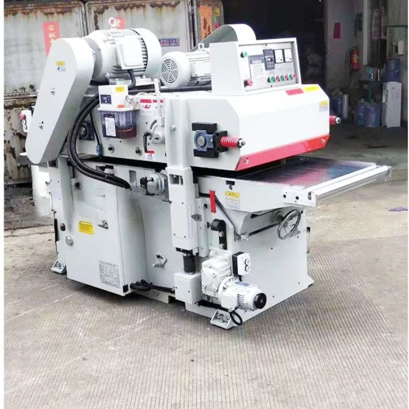 Heavy duty double-sided planer MB206 spiral knife planer solid wood automatic feeding