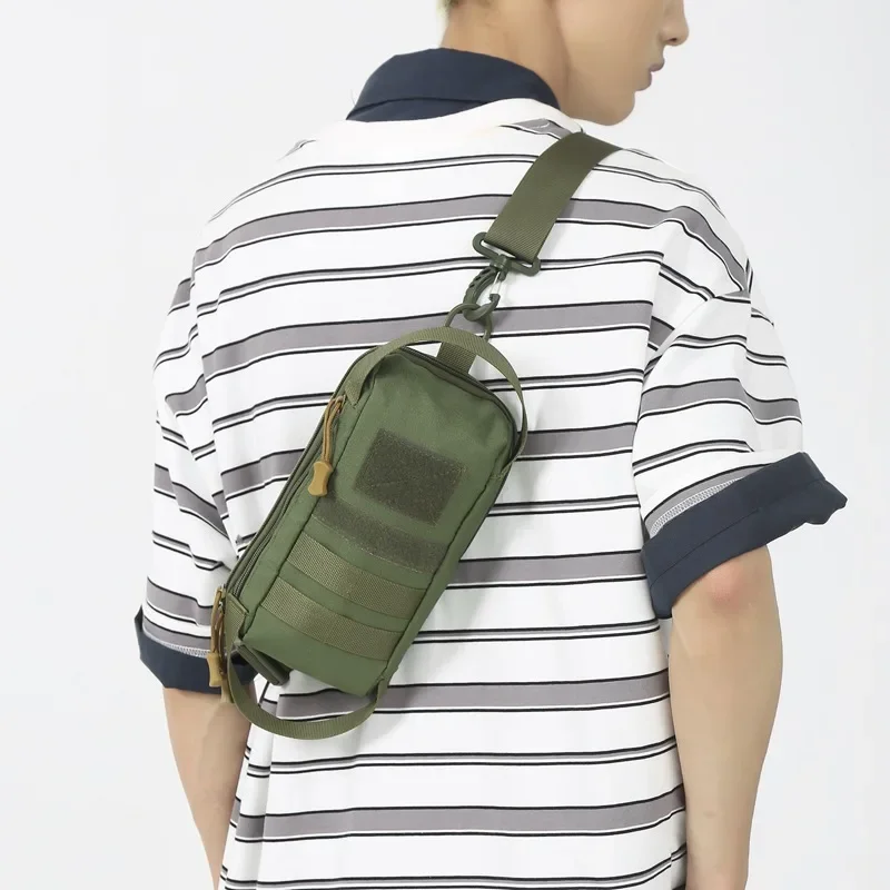 

Men Shoulder Bags New Fashion Outdoor Sports Style Travel Simple Cool Handsome Chest Bag Running Phone Storage Classic All-match