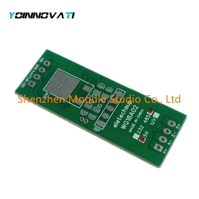 5PCS WG18A02 DC 5V 12V RS485 UART Modbus RTU HX711 Pressure Weight Sensor Electronic Scale Module for PLC Configuration Software