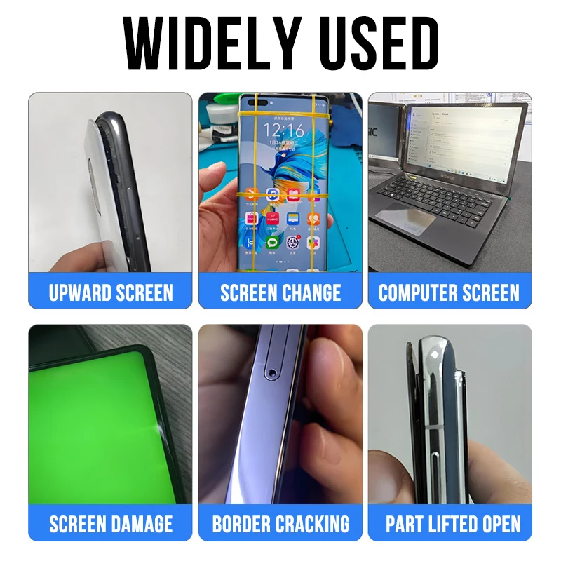 1/3/10PCS 60ML Adesivo per riparazione schermo trasparente Tablet per computer mobile Colla per riparazione forte Aghi fini Forniture per ufficio