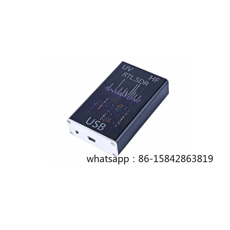 RTL-SDR Receiver, Full Band 100kHz-1.7GHz USB Tuner, Aeronautical Shortwave Broadband SDR Software Radio for Ham Radio view 4