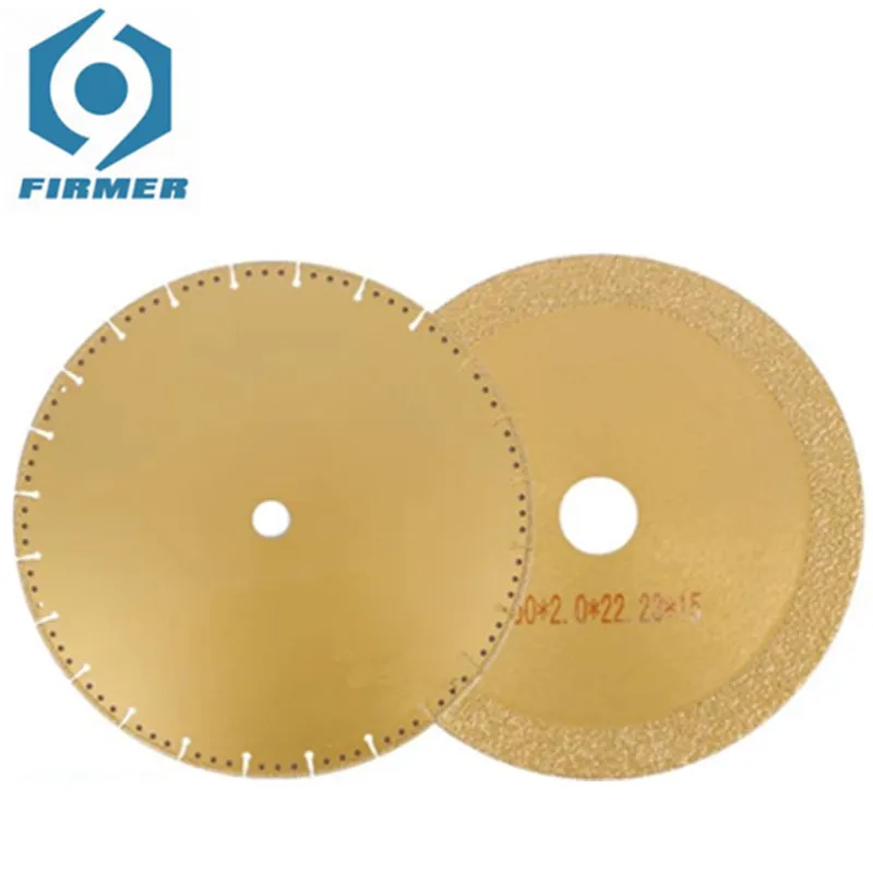 Outside Diameter 115mm 180mm 250mm 350mm 400mm 500mm Thickness 1.5mm 1.8mm 2.5mm 3.5mm Brazed Cast Iron Diamond Cutting Discs