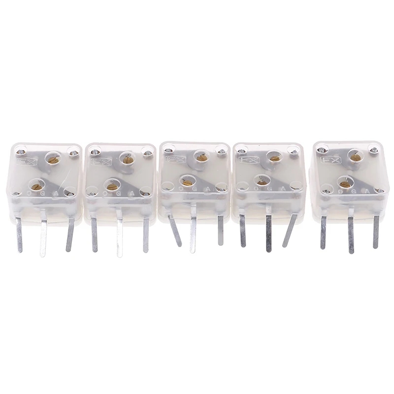 5Pcs Duplex 223p 60pf/140pf 2.1mm Hole Shaft Radio Variable Capacitor Replacement Parts And Accessories