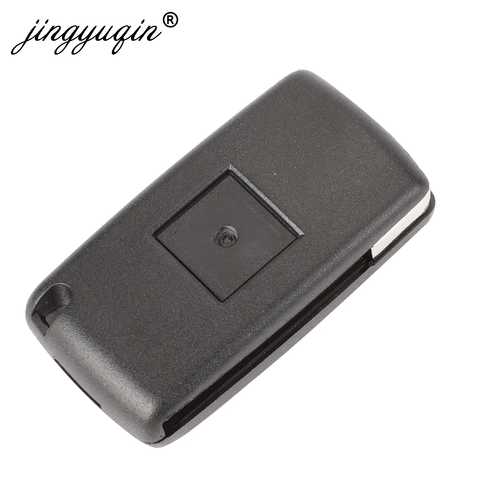 jingyuqin 4 Buttons Flip Floding Remote Key Fob Case Shell Fob CE0523 Ce0536 For Peugeot 1007 Citroen C8 Uncut VA2 Hu82 Blade