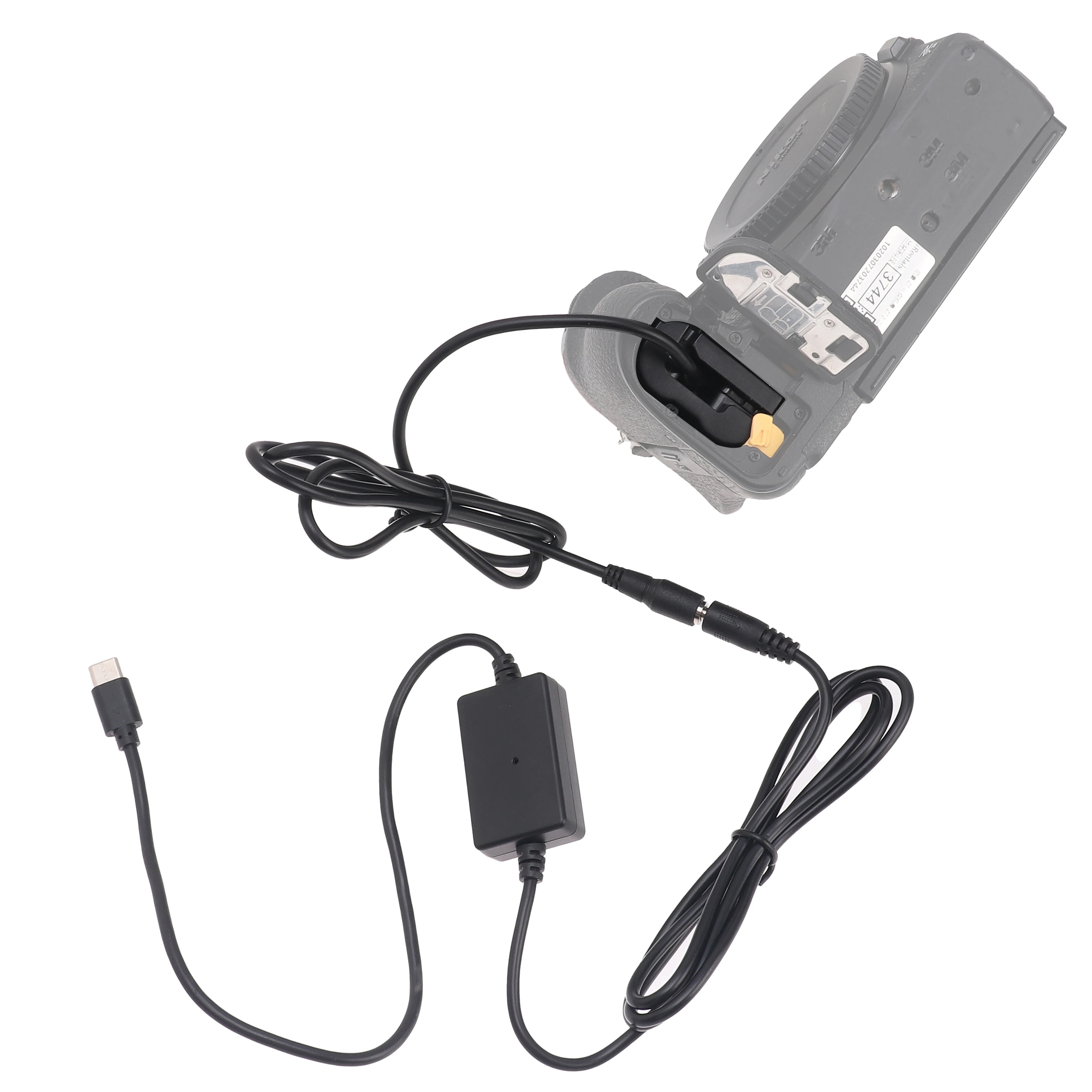 FOTGA EN-EL15 Giả Adapter Tấm + Cáp Type C Cho Nikon D500 D600 D610 D750 D780 D800 D810 D850 z5 Z6 Z7 V1 D7000 Camer