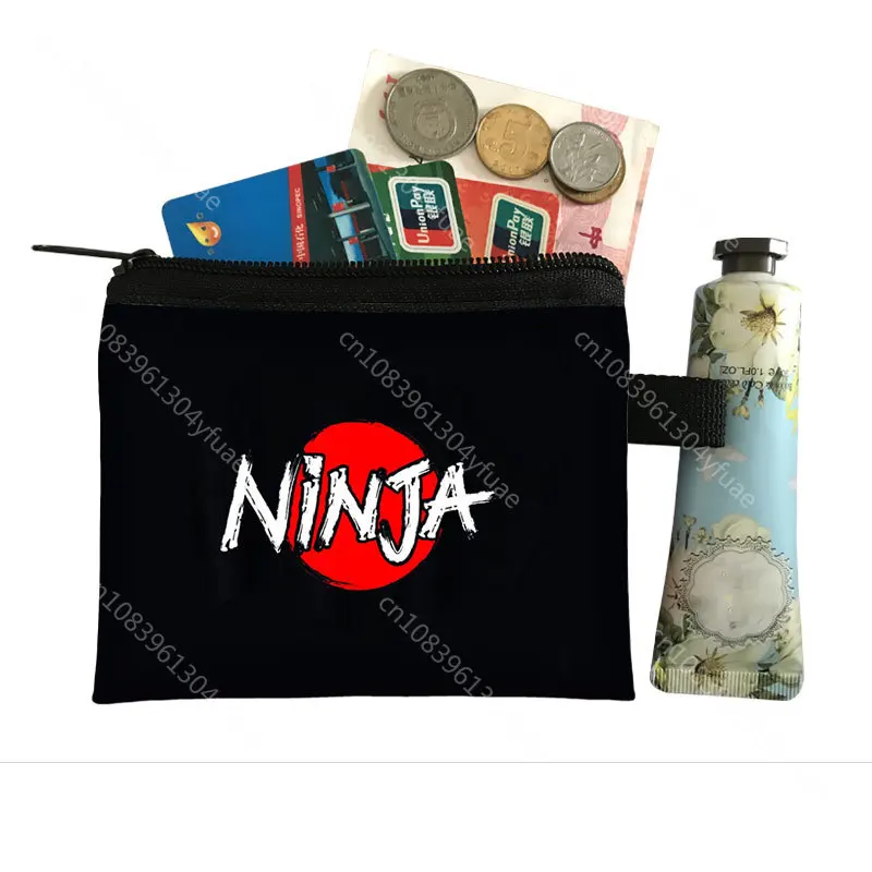 Cartoon Ninja In Training Coin Purse Boys Wallet Taekwondo Karate Change Money Bag Kids Kawaii Purse Small Handbag Zipper Pouch