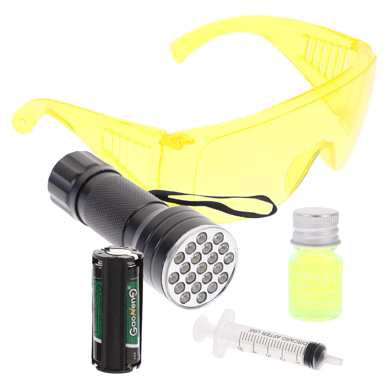 1 مجموعة مكيف هواء السيارة تسرب مجموعة عالية الجودة اختبار تسرب مجموعة مصابيح يدوية عملية لمبردات السيارة المنزلية #3