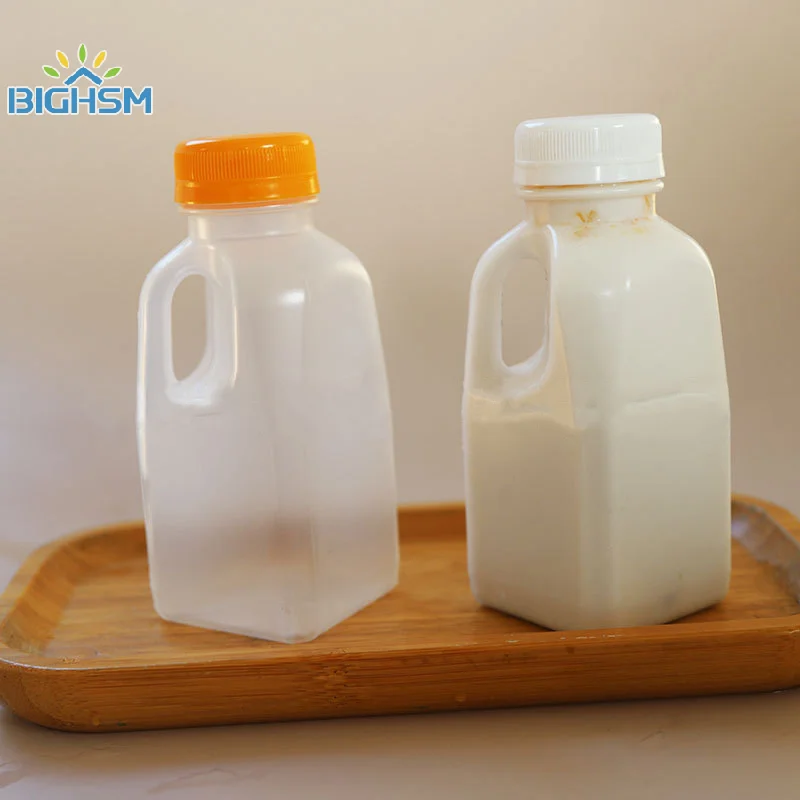 Botella de agua de plástico transparente para niños, botella de bebida de leche para mascotas con tapa, utensilios para acampar y senderismo, 320/500ml