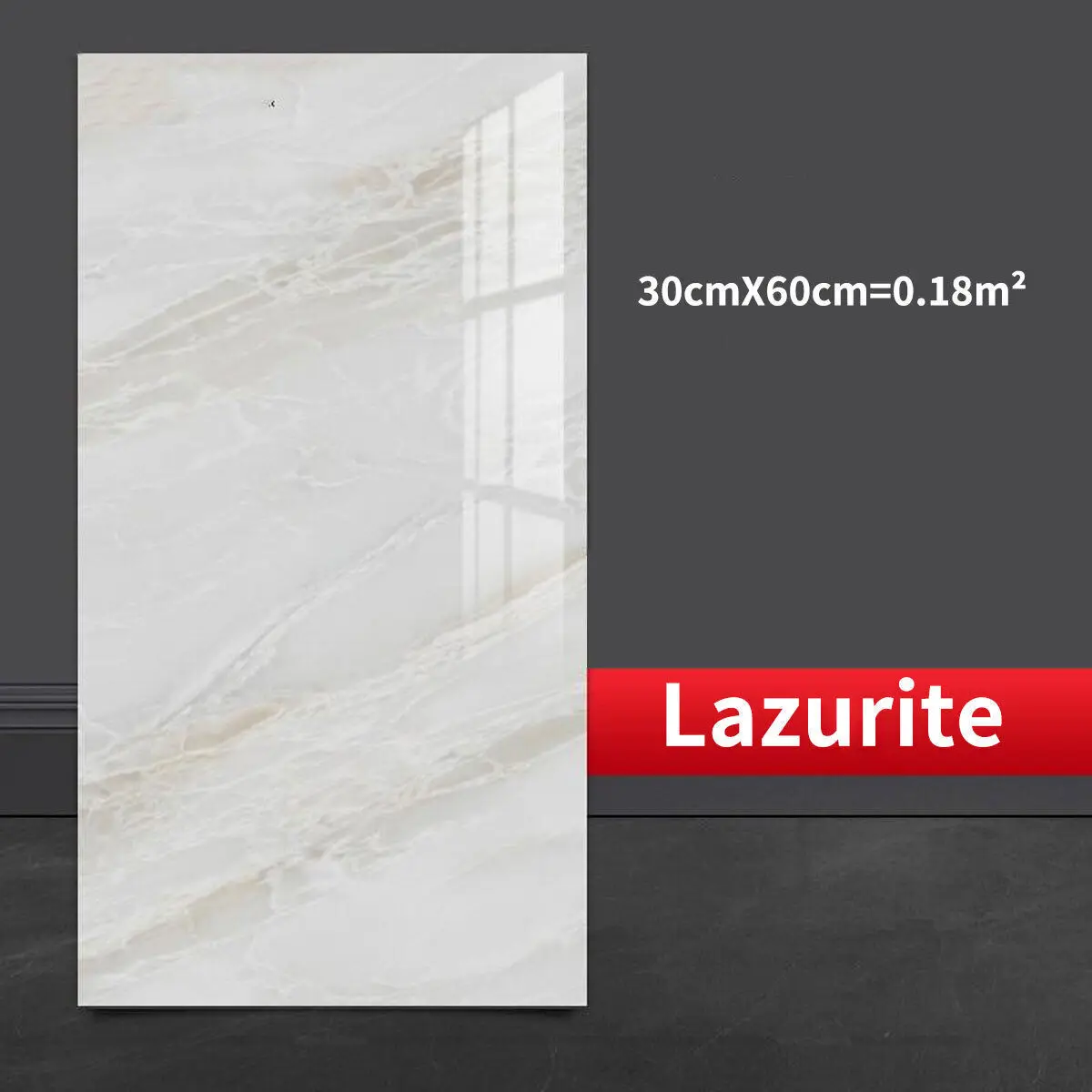 10PCS Self-Adhesive Grey Marble PVC Cladding Wall Panels For Kitchen Bathroom UK