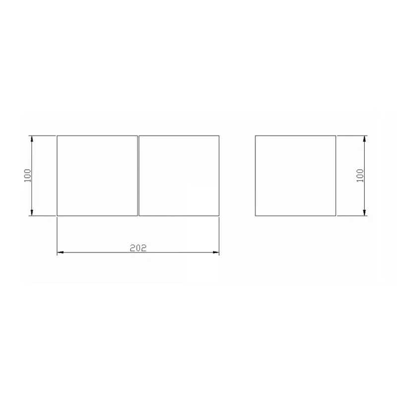 LED Rotatable Bedroom Bedside Wall LampCreative Living Room Background Wall Light Square Hallway Stairs Light