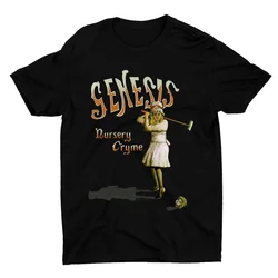 Nursery Cryme Album Genesis Black S-2345XL Unisex T-shirt CB1272 long sleeves