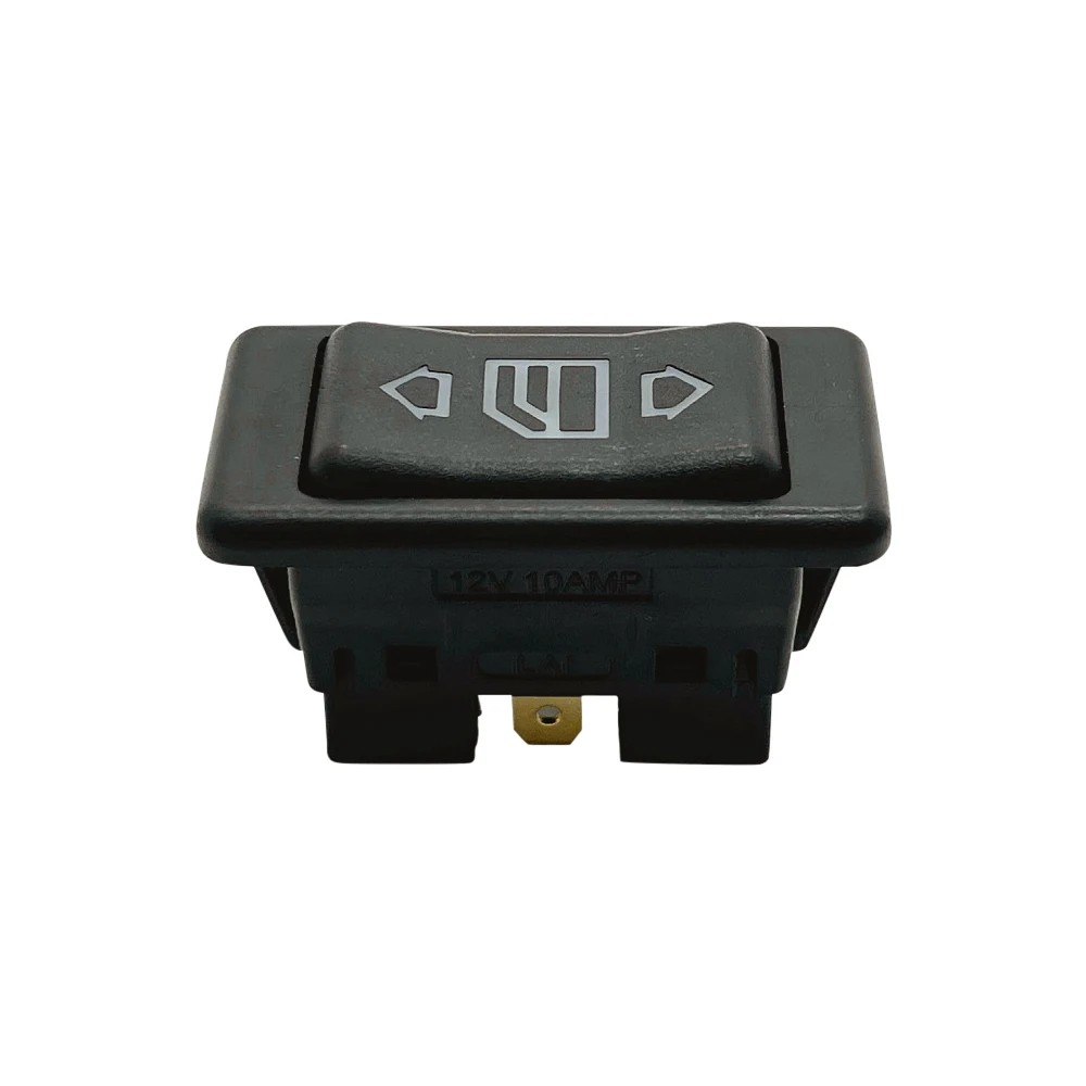 

Universal Cars Power Switch Button With Green Light 6-Pin 12/24V 10A ON/OFF Window Glass Lifter Switch