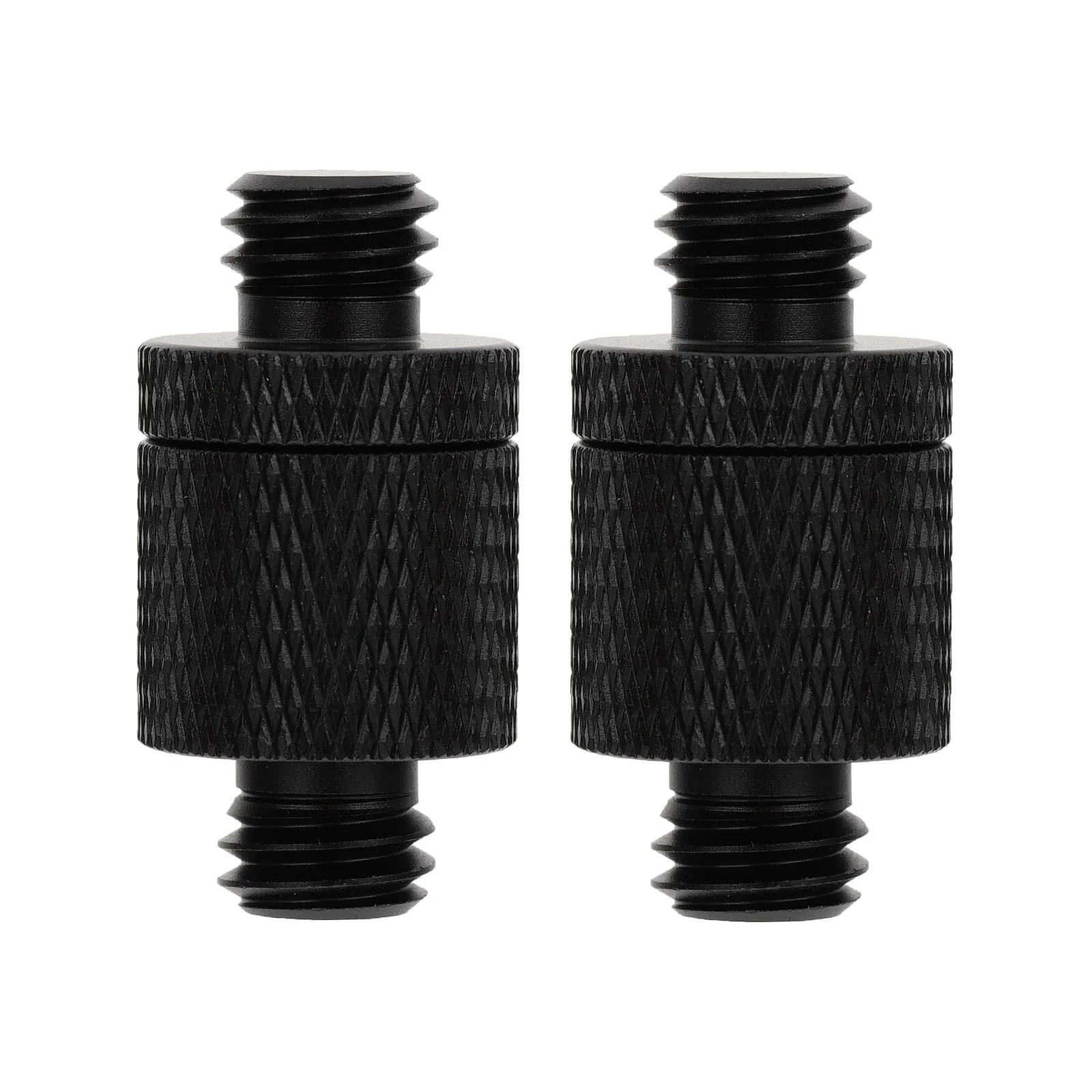

4 Pcs Mic Stand Screw Adapter Microphone Rack Screws Thread Black Camera Tripod