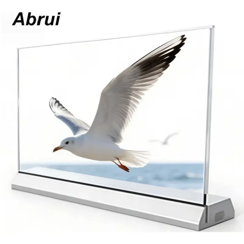 55 Inch OLED Transparent Touch Screen 55 Inch for Elevator Retail Store Shopping Mall Wayfinding Education Displaying