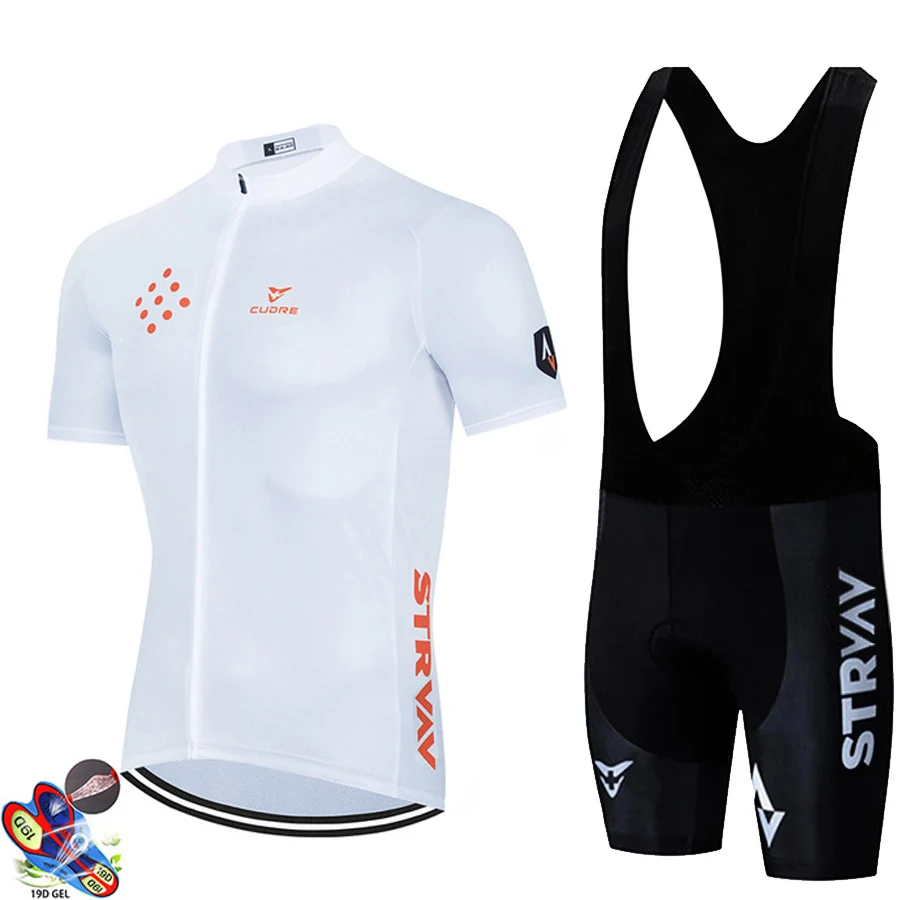 

2022 STRVAV Short Sleeve Bike Jersey Summer Outdoor Sports Cycling Clothing MTB Bike Uniforme Ropa Ciclismo Maillot Cycling Sets