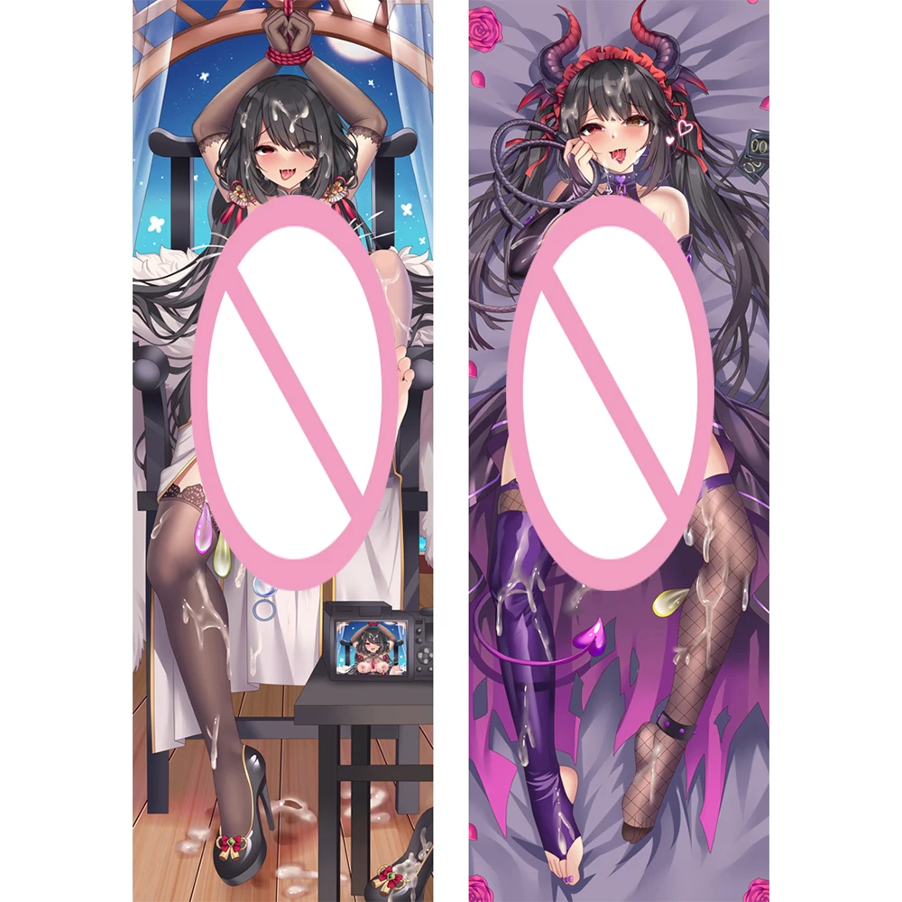 

Date a Live Tokisaki Kurumi Dakimakura Fullbody Pillowcase Throw Hugging Pillow Case Double Sides Printed Otaku Pillow Cover