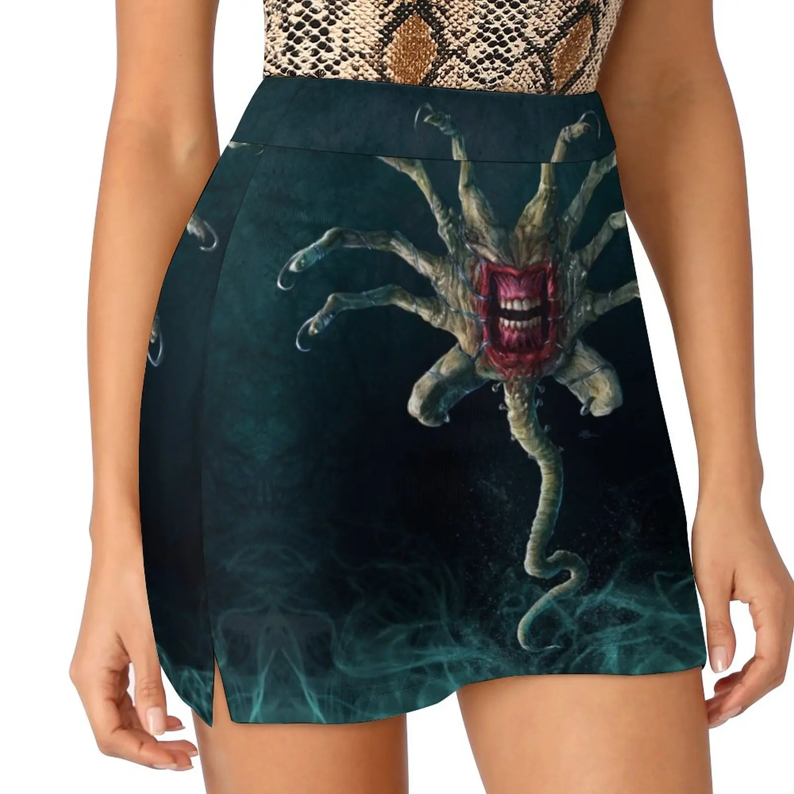 

The Xenobite II facehugger Light Proof Trouser Skirt womens skirts Women's skirts micro mini skirt extreme