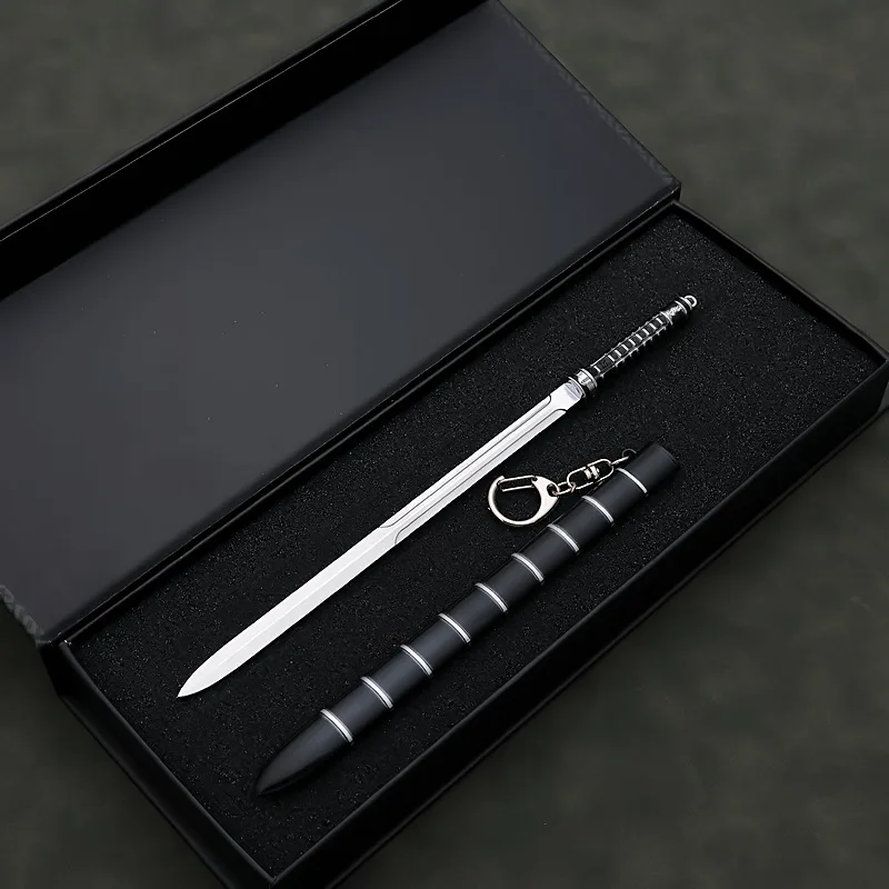 The Ghost King Sword Movies TV Weapon Weapon Blade Vampire Hunter 22cm Metal Katana Samurai Sword Showpiece Gifts Toys Kids