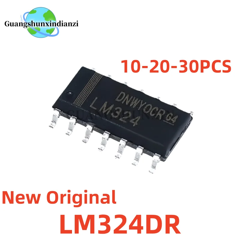 New Original 10-20-30PCS LM324DR LM324 LM324DR2G LM324DT SOP-14 Operational amplifier Best Quality In Stock