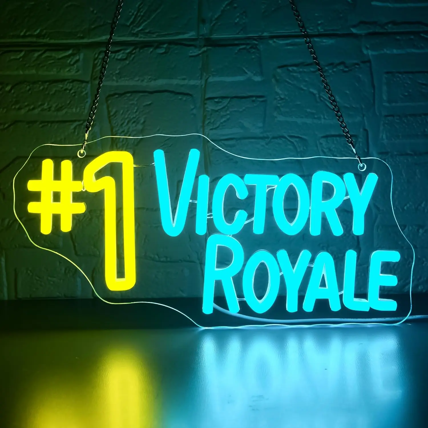 

Game Victory Neon Sign USB Dimmable LED Neon Light Sign for Game Room Bedroom Living Room Bar Party Dining Room Wall Decor Gifts