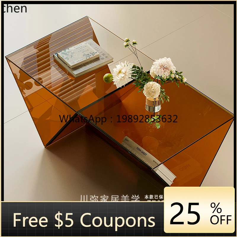 

Z1 minimalist coffee table living room coffee table minimalist home modern small table glass