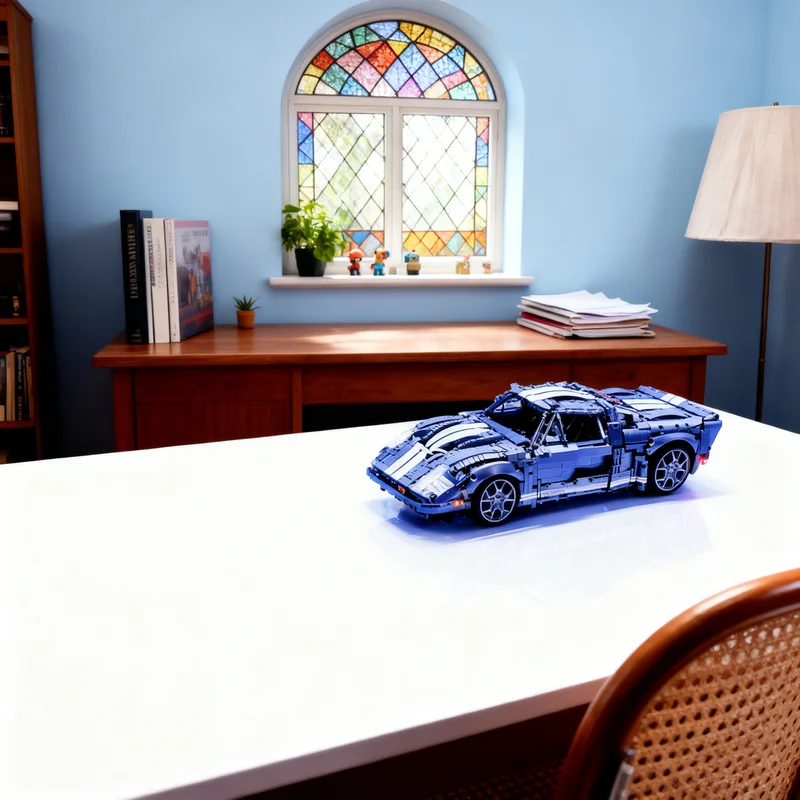

5569 деталей MOC Ford GT 1-го поколения 1:8, Техническая модель для сборки, Конструктор, Креативный подарок, DIY, Декор для демонстрации, Премиум-класс для взрослых