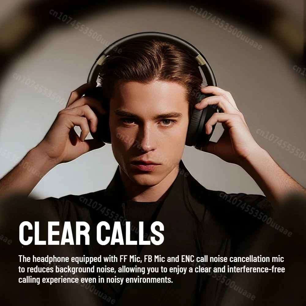 Zombiescat S8 ANC سماعات بلوتوث - 50 ديسيبل سماعات إلغاء الضوضاء النشطة قوية عميق باس سماعة رأس لاسلكية فوق الأذن #4