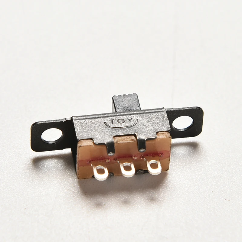 20 Stuks 3 Soldeer Lug Pin 2 Positie Op/Op Spdt Paneel Mini Verticale Schuifschakelaar