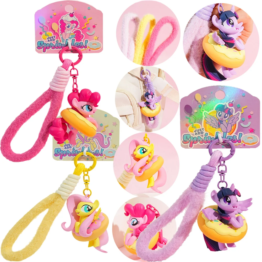 

Original Official Animated Cute Cartoon Figures Fun Keychains Unique Creative Design Bag Accessories Pendant Toys Kid Hobby Gift