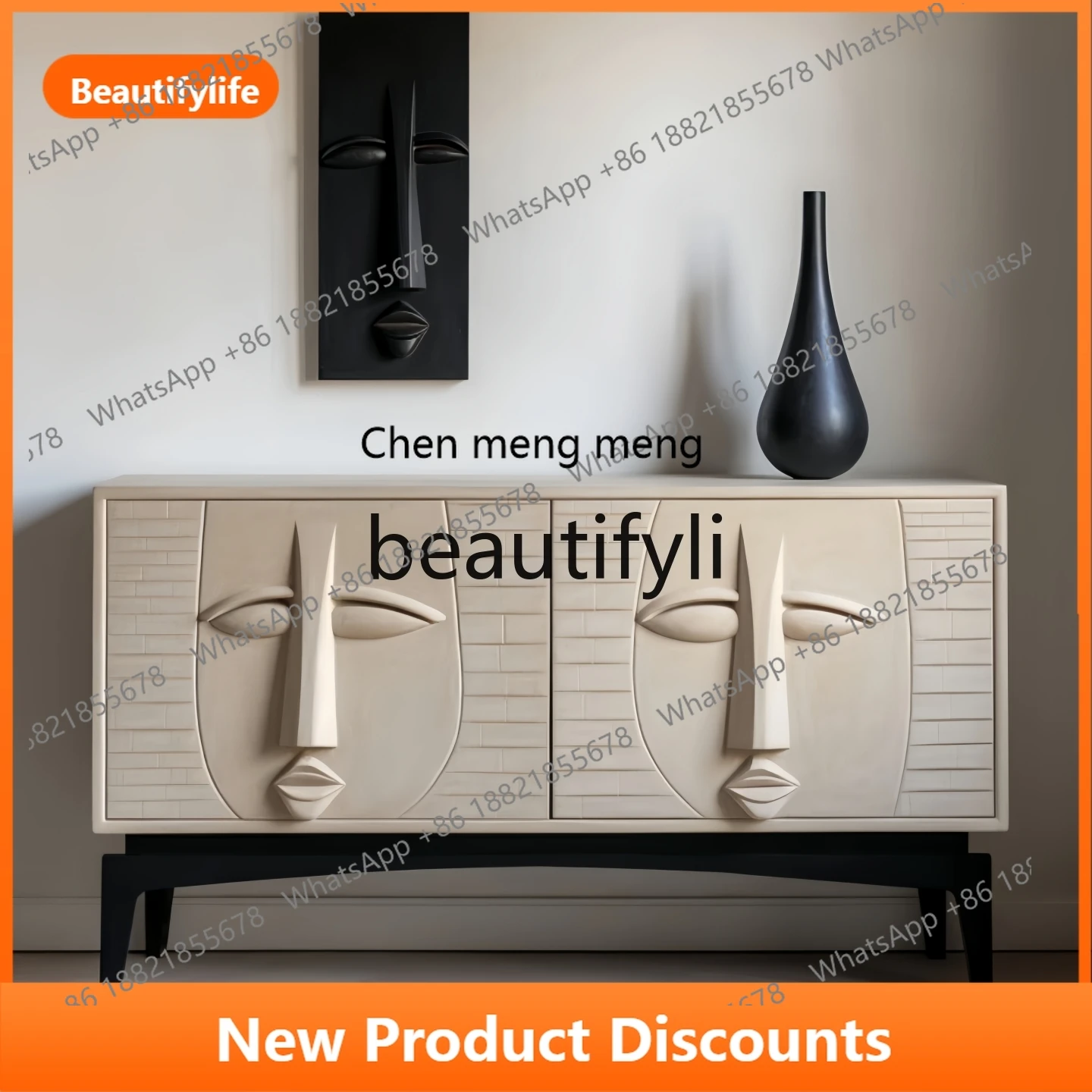 X Sideboard New Model Entryway Decorative Cabinet Multifunctional Storage Bedside Organizer